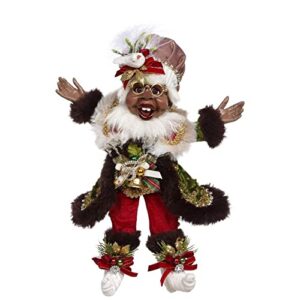 Mark Roberts Christmas 2022 African American Christmas Dove Elf, Small 11 Inches - Elf Figurine and Holiday Decor