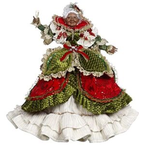 Mark Roberts Christmas 2022 African American Cheers to Mrs. Claus 23 Inches - Christmas Decoration and Holiday Figurine